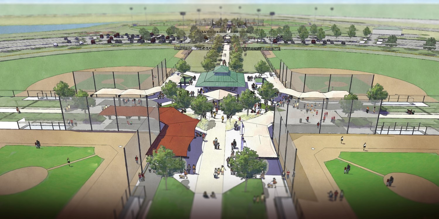 Construction is underway at Crossroads Park a 20 million, 260acre